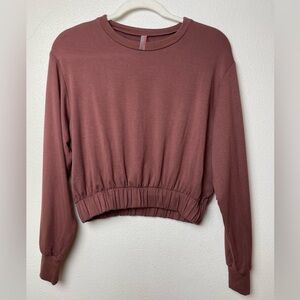 Commando - NWT Modern Lounge Cropped Sweatshirt - Walnut - Sz XS
